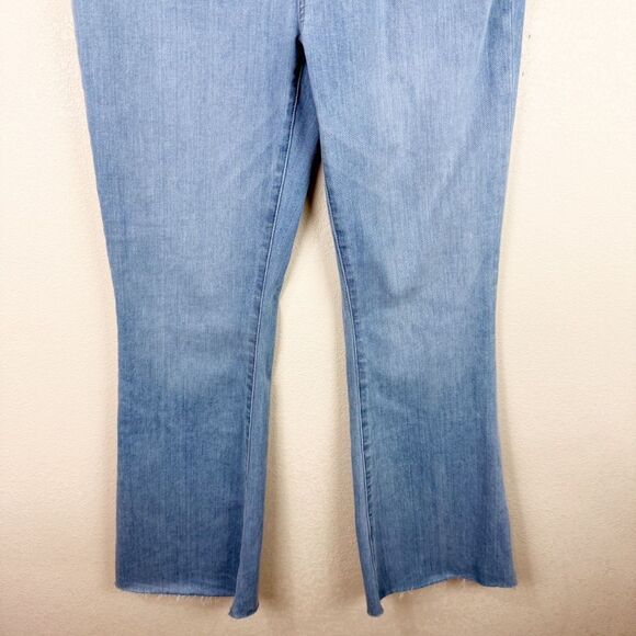 Frame Light Wash Denim Flared Bootcut Jeans Stretch 31 Le High - Picture 4 of 8